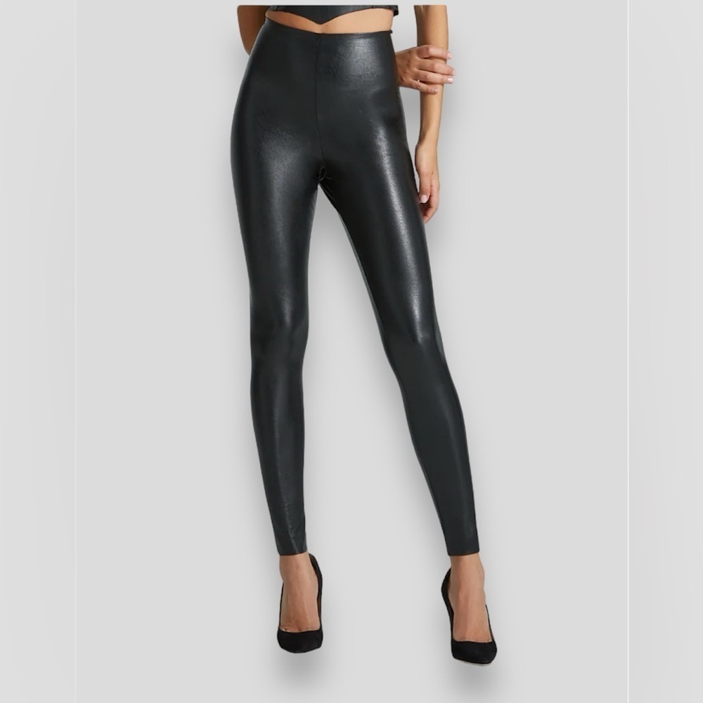 Commando Black Faux Leather Leggings